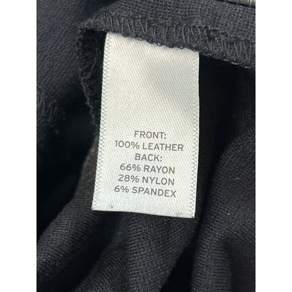 Trouve Womens 4 Leather Rayon‎ Blend Skirt Midi Side Zip Detail Stretch - Picture 6 of 6